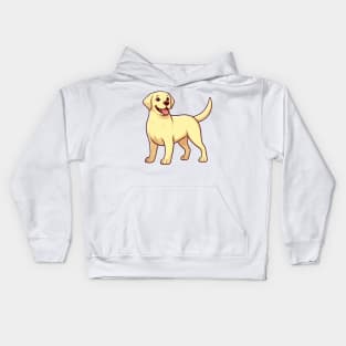 enchanting Yellow Labrador Retriever Kids Hoodie